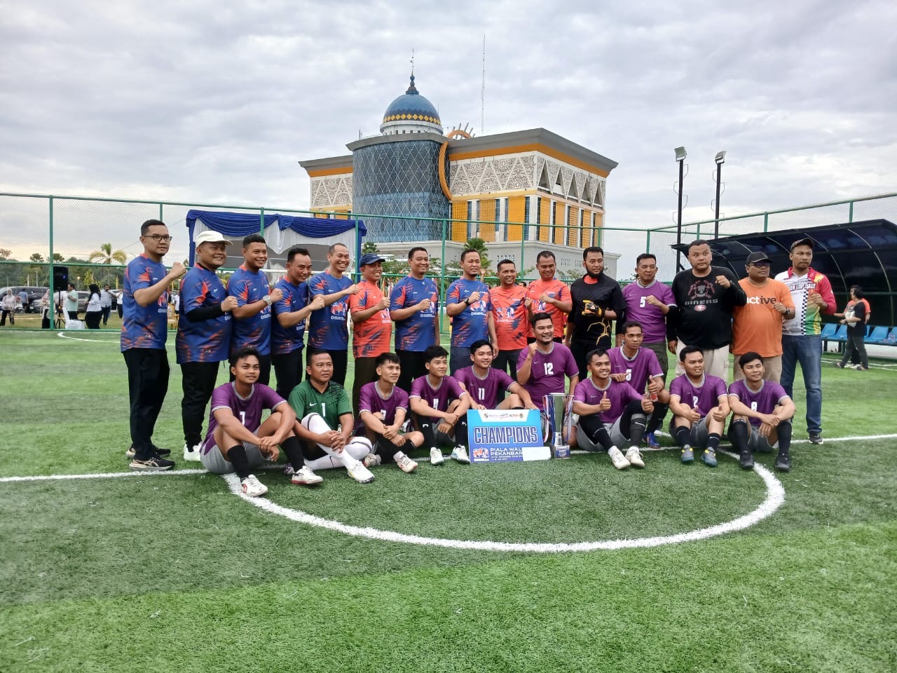 Turnamen Futsal Antar-OPD Meriahkan HUT ke-241 Pekanbaru, Satpol PP Raih Juara