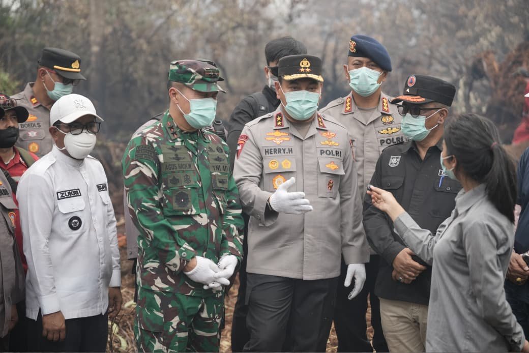 Cegah Api Kembali Menyala, Tim Gabungan Gencarkan Pendinginan di Kerumutan
