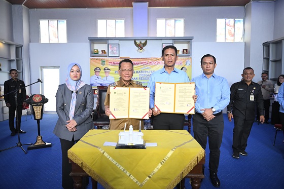 Pemkab dan Kejari Rohil Teken MoU Sinergi Cegah Penyelewengan Anggaran