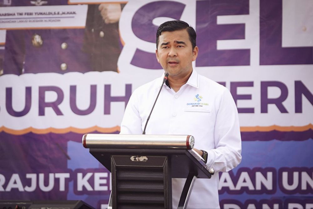 Disnakertrans Riau Gandeng Polda Riau Selesaikan Dugaan Kasus Penahanan Ijazah