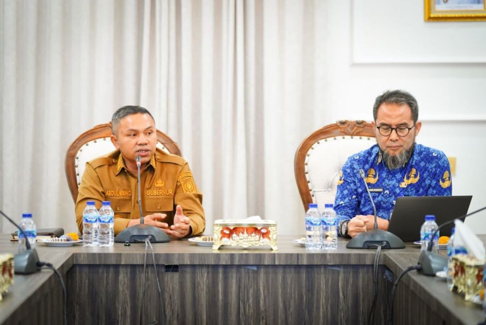 Bahas RPJMD Riau 2025–2029, Gubri Abdul Wahid Optimis Bangun Daerah